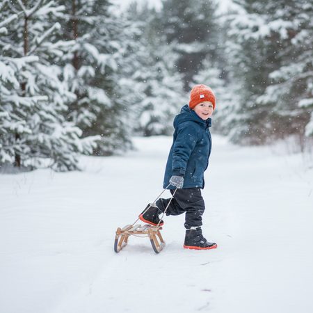 BEDA ZIMNÍ VYŠŠÍ BF0001/W/MK/Y/SO Blue Mandarin | Dětské zimní zateplené barefoot boty