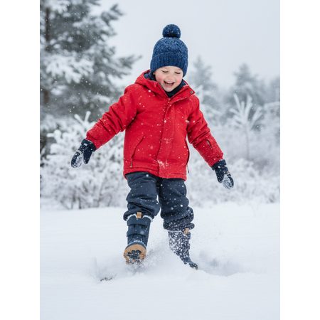 CRAVE BLIZZARD Blue | Dětské zimní zateplené boty