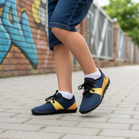 LEGUANITO SPEEDY Blue | Barefoot tenisky