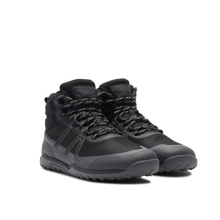 XERO SHOES SCRAMBLER TRAIL MID WP Black / Asphalt | Barefoot outdoorové boty