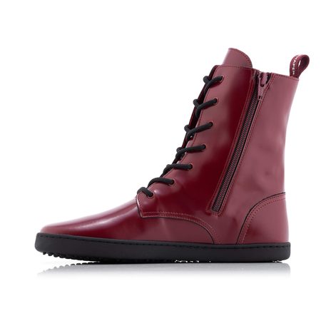 SHAPEN MAVERICK Plum | Kotníkové barefoot boty