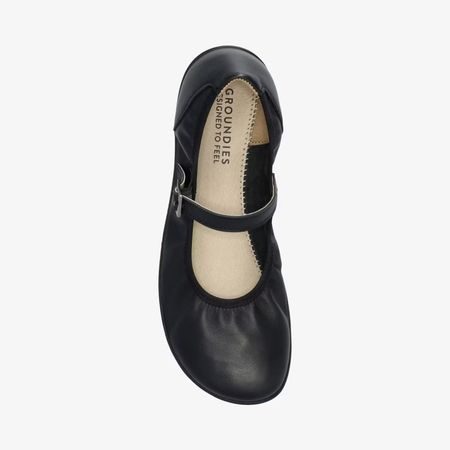 Dámské Barefoot Baleríny GROUNDIES® Amber 2.0 Černé
