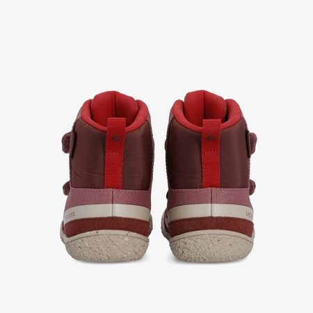 GROUNDIES OTTAWA Berry/Red | Dětské barefoot zateplené boty