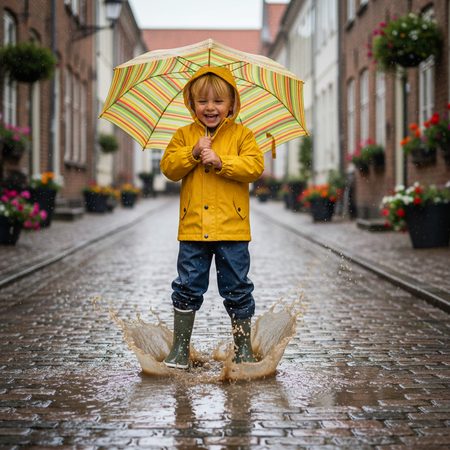 BUNDGAARD CHARLY Army | Children's Barefoot Wellington Boots