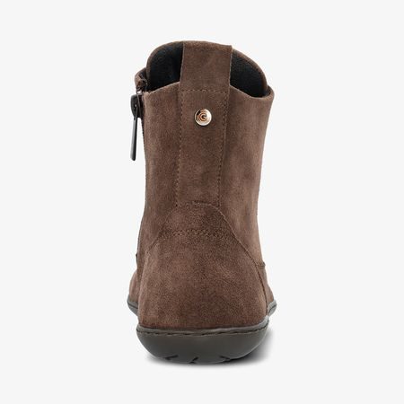 GROUNDIES SALZBURG WOMEN Dark Brown | Dámské kotníkové barefoot boty