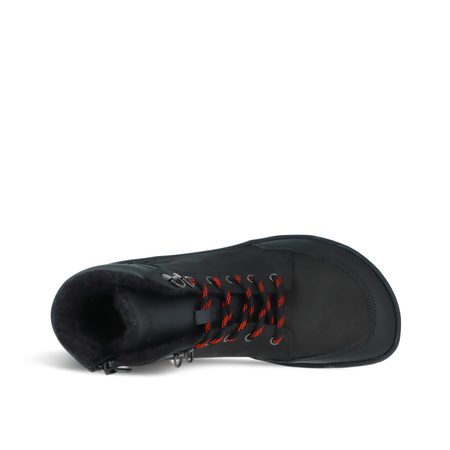 CRAVE VERMON Black | Zimní barefoot boty