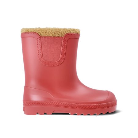 IGOR ZATEPLENÉ ZIMNÍ HOLÍNKY VERONA BORREGO Coral | Dětské barefoot holínky