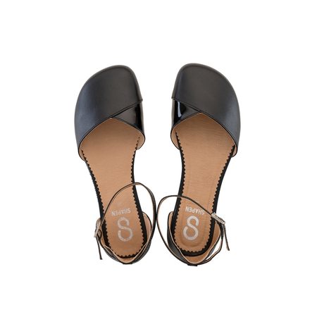 SHAPEN SANDÁLY POPPY Regular Black | Dámské barefoot sandály
