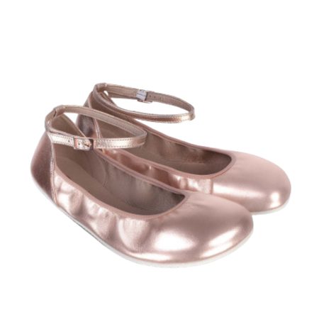 SHAPEN BALERÍNKY TULIP III Wide Rose Gold | Dámské barefoot baleríny