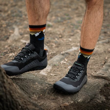 GROUNDIES ALL TERRAIN LOW 2.0 Black | Barefoot outdoorové boty