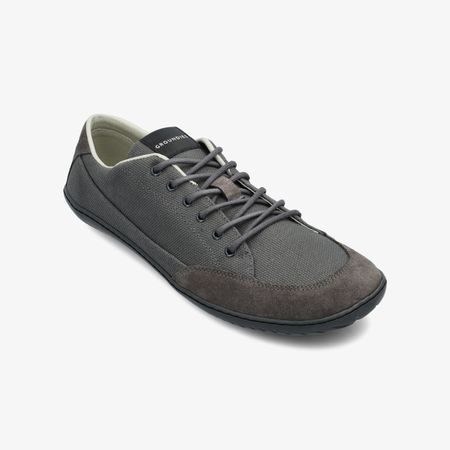 GROUNDIES AMSTERDAM MEN Dark Grey | Pánské barefoot tenisky