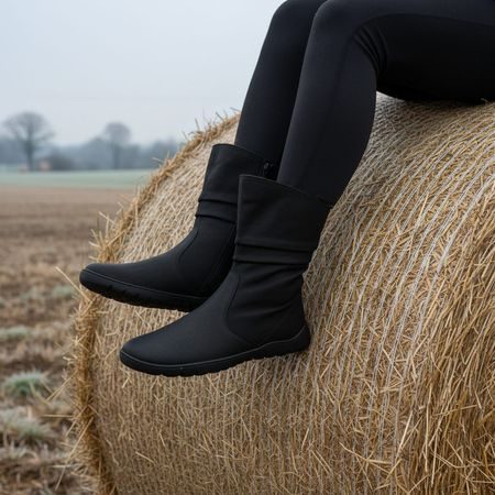 GROUNDIES® ODESSA GX2 Black | Women's Insulated Barefoot Boots