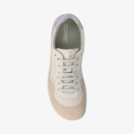 GROUNDIES NOVA GO1 WOMEN Beige Lavender | Dámské barefoot tenisky 8