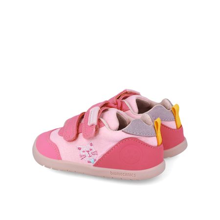 BIOMECANICS TENISKY WIDER CANVAS Rose | Dětské barefoot tenisky