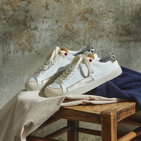 FLEETERS Peach Leopard | Dámské barefoot tenisky