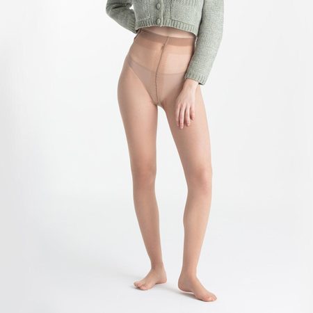 PUNČOCHY TRANSPARENTNÍ NADOTEC JEMNOSTI 8 DEN Béžové