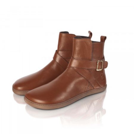 SHAPEN DIVINE Brown | Dámské barefoot kotníkové boty