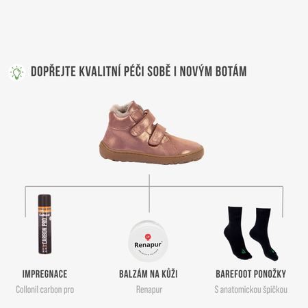 FRODDO ZIMNÍ FURRY Pink Gold