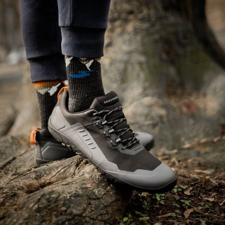 GROUNDIES ALL TERRAIN LOW 2.0 Black | Barefoot outdoorové boty