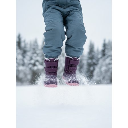 CRAVE BLIZZARD Purple | Dětské zimní zateplené boty
