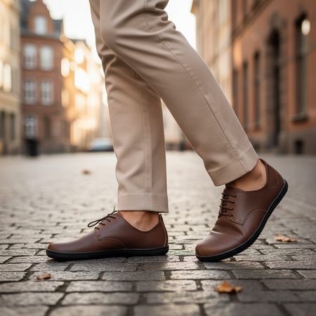 ANGLES CHRONOS Brown | Barefoot polobotky