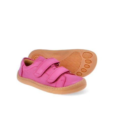 FRODDO TENISKY LEATHER D-VELCRO Fuxia 4