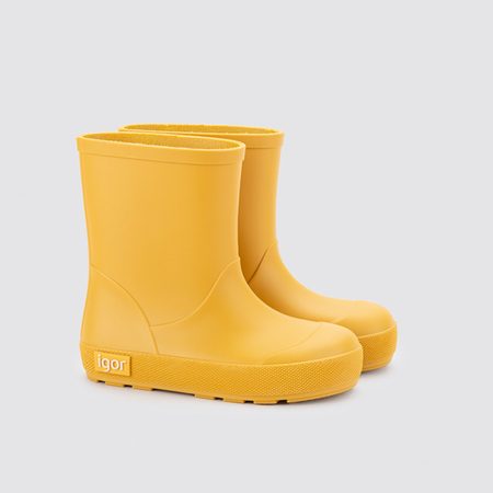 IGOR HOLÍNKY Yellow | Dětské barefoot holínky 2