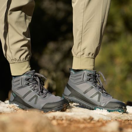 XERO SHOES SCRAMBLER MID II WP Asphalt/Sea Moss | Dámské barefoot outdoorové boty