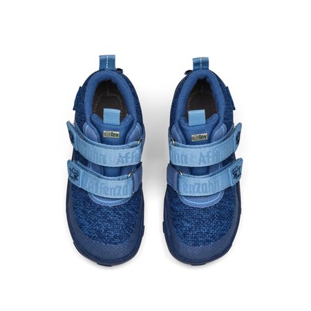 AFFENZAHN LOWBOOT KNIT HAPPY ELEPHANT Blue | Dětské celoroční barefoot boty