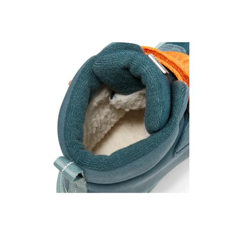 AFFENZAHN MIDBOOT VEGAN COMFY BUNNY Green | Dětské barefoot zateplené boty