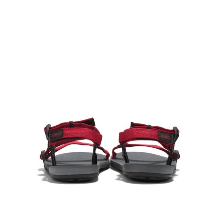 XERO SHOES Z-TRAIL YOUTH Charcoal/Red Pepper | Dětské barefoot sandály