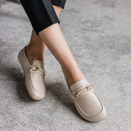 SHAPEN MOKASÍNY VERSA Regular Beige | Dámské barefoot mokasíny