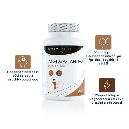 ASHWAGANDHA PURE EXTRACT 90 cps – pro psychickou pohodu a energii