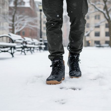 FREET ARKEN 2 Black | Barefoot zimní obuv