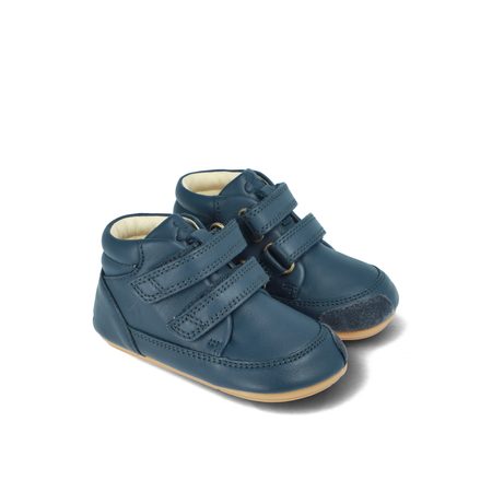 BUNDGAARD PREWALKER STRAP III Navy | Dětské první barefoot botičky