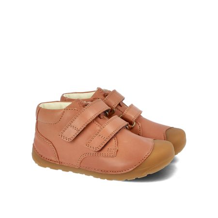 BUNDGAARD PETIT VELCRO Cognac WS | Dětské celoroční barefoot boty