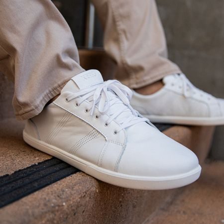 XERO SHOES DILLON LEATHER White | Barefoot tenisky