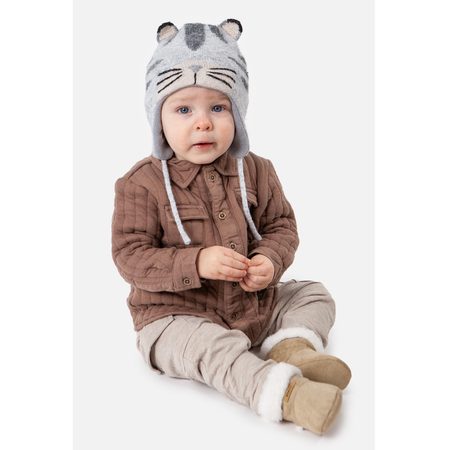 BARTS ČEPICE DAYSAM EARFLAP Heather Grey 2