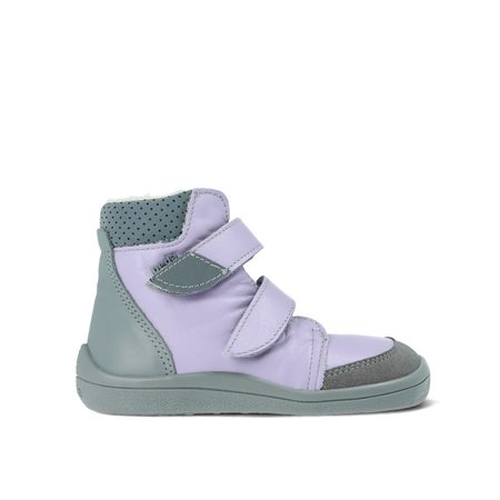 BEDA ZIMNÍ VYŠŠÍ JASMINE Lila - užší kotník | Dětské zimní zateplené barefoot boty
