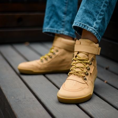 CRAVE GLASGOW 2.0 Cognac | Kotníkové barefoot boty
