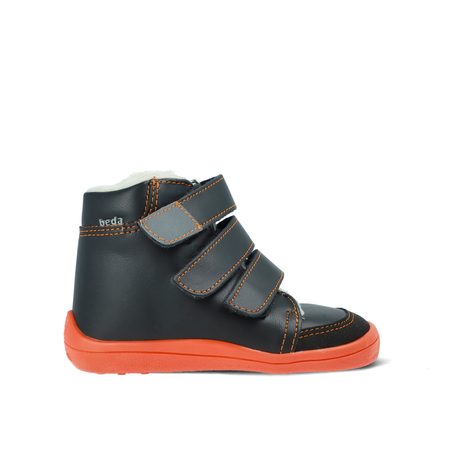 BEDA ZIMNÍ VYŠŠÍ Blue Mandarin | Dětské zimní zateplené barefoot boty