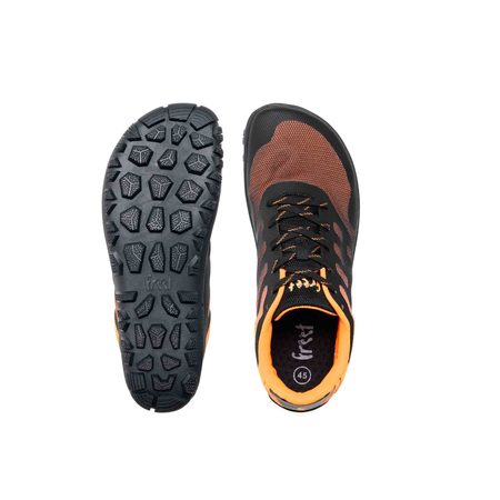 FREET CALVER 2 Orange/Black | Barefoot sportovní tenisky