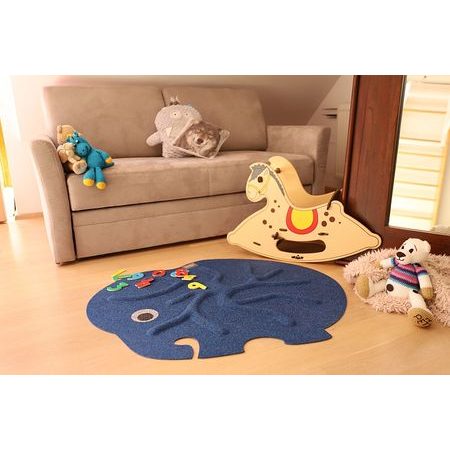 RootyRUG KIDS ELEPHANT Blue