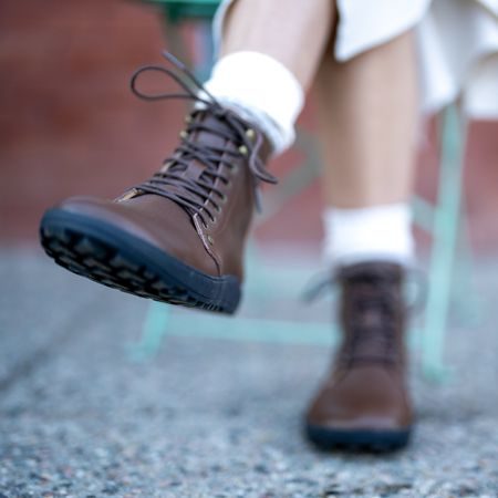 XERO SHOES BRECKENRIDGE Brown | Dámské barefoot kotníkové boty