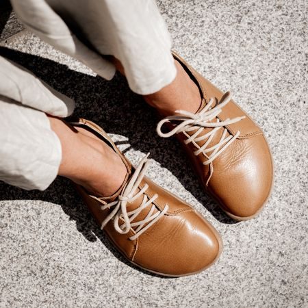 AYLLA BAREFOOT INCA DÁMSKÉ Sand | Dámské barefoot polobotky