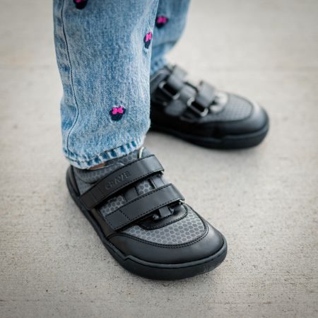CRAVE CATBOURNE 2.0 Black | Dětské barefoot tenisky