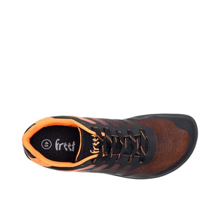 FREET CALVER Orange/Black | Barefoot sportovní tenisky