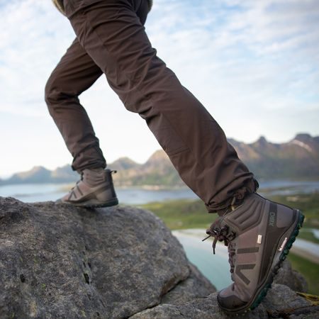 XERO SHOES SCRAMBLER MID II WP Asphalt/Sea Moss | Dámské barefoot outdoorové boty