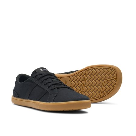 XERO SHOES DILLON CANVAS Black/Gum | Barefoot tenisky