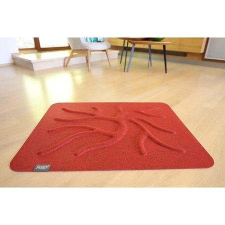 RootyRUG HOME Rose Hip Red